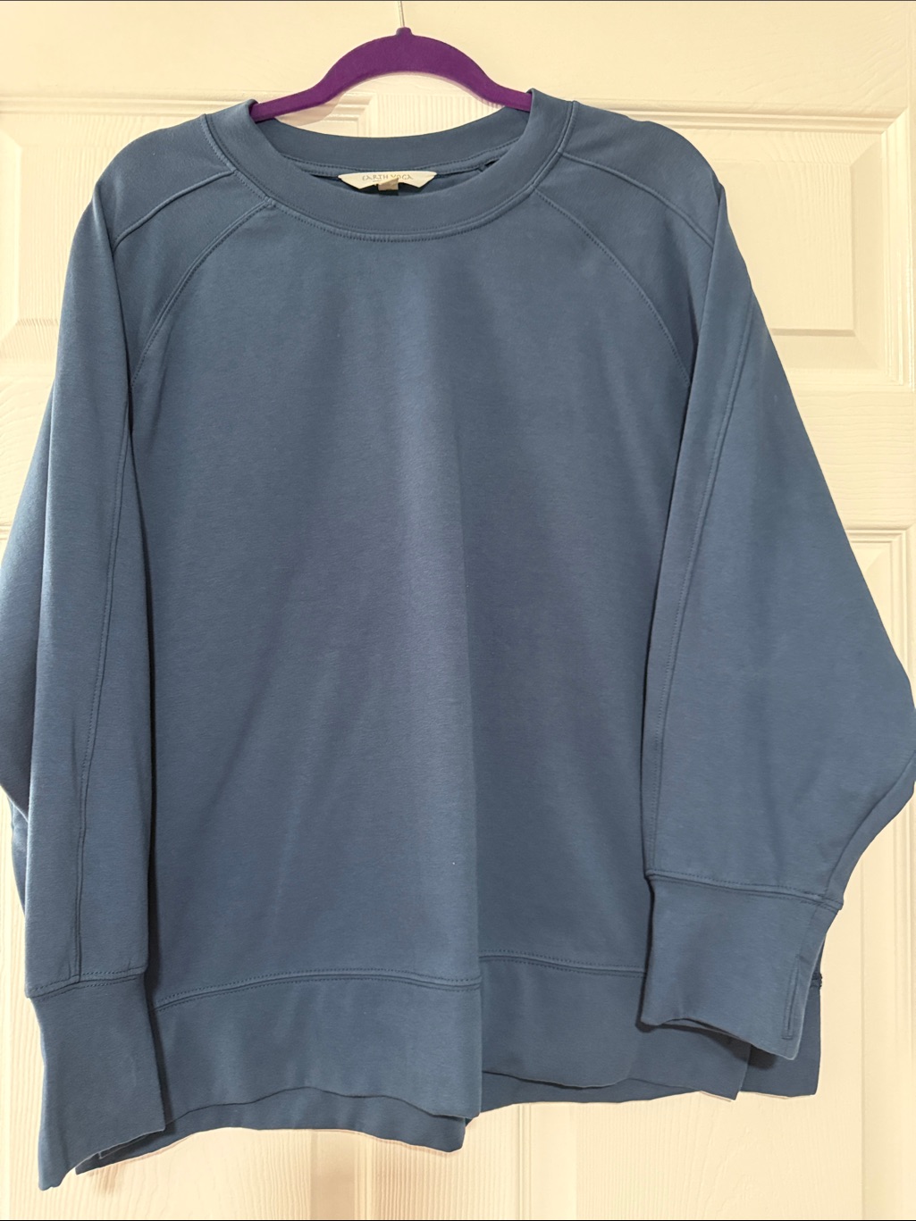 Earth Yoga Men's Crewneck Sweatshirt - Slate Blue